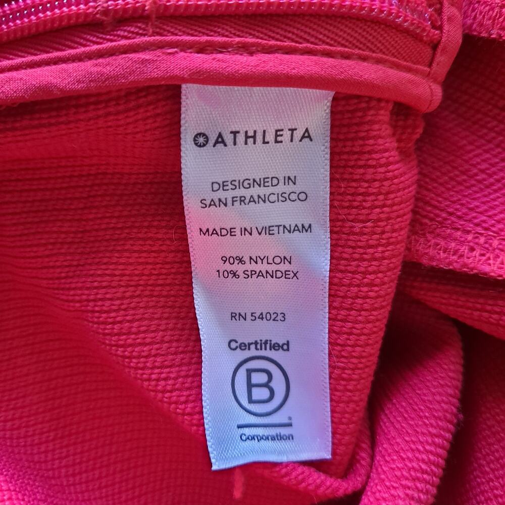 Athleta Wander Slim Ankle Pants Activewear Athleisure Travel Pink Women's Size 6 - Picture 10 of 11